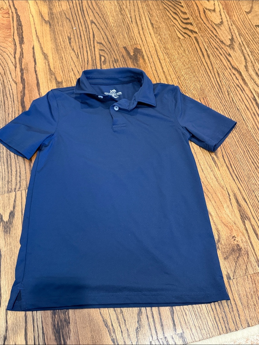Boys Medium Southern Tide Navy Performance Polo Shirt